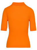 Patou Orange Cotton Polo Shirt
