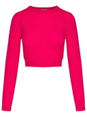 Patou Fuchsia Wool Blend Sweater