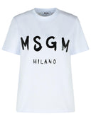 MSGM T -Shirt Maxi Logo Scitta