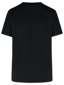 Maglietta di cotone nero msgm