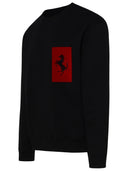 Ferrari Black Cotton Sweatshirt