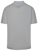 Ferrari wit katoenen blend poloshirt