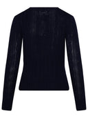 Polo Ralph Lauren Julianna Blue Cotton Sweater