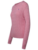 سترة بولو رالف لورين جوليانا قطنية باللون الوردي