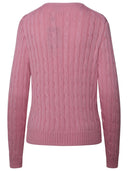 سترة بولو رالف لورين جوليانا قطنية باللون الوردي