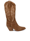 Bottes de daim beige sonora Santa Fe