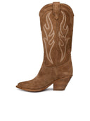 Bottes de daim beige sonora Santa Fe