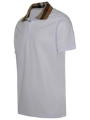 Polo di cotone Burberry Cody White