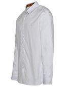 Burberry Sherfield Shirt In White Cotton