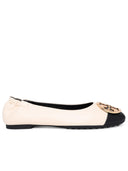 Tory Burch Claire Two Color Lear Ballet Flats