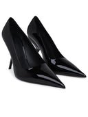 Salvatore Ferragamo Black Patent Lear Decollete