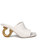 Salvatore ferragamo sandali astro in avorio lear