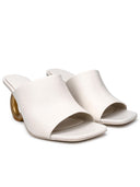 Salvatore ferragamo sandali astro in avorio lear