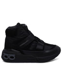 Salvatore Ferragamo Black Tech Stof blanding af sneakers