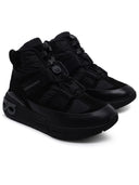 Salvatore Ferragamo Black Tech Stof blanding af sneakers