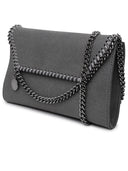 Stella Mc Cartney Shaggy Grey Polyester Bag