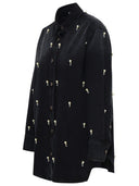 Stella Mc Cartney Black Denim Shirt