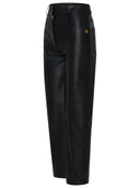 Stella Mc Cartney Black Polyester Blend Pants
