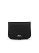 A.P.C. 'Josh' Black Matte Lear Coin Purse