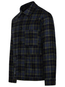 A.P.C. Nouvelle chemise Emile en mélange de laine bleue