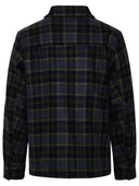A.P.C. Nouvelle chemise Emile en mélange de laine bleue