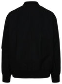 A.P.C. Hamilton Bomber Jacket In Black Cotton