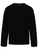 A.P.C. Black Elie Sweater In Virgin Wool