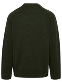 A.P.C. Green Elie Sweater In Virgin Wool