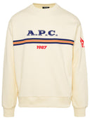A.P.C. Sweat-shirt en coton Adam Ivory