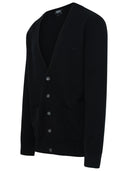 A.P.C. Black Virgin Wool Cardigan