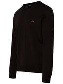 A.P.C. Brown Wool Blend 'Axel' Sweater