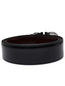 Salvatore Ferragamo Black Lear Belt