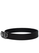 Salvatore Ferragamo Hammered Lear Reversible Belt