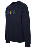 A.P.C. Shaun Blue Cotton Sweatshirt