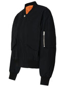 A.P.C. Black Cotton 'Haley' Bomber Jacket