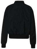 A.P.C. Black Cotton 'Haley' Bomber Jacket