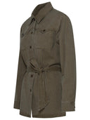 A.P.C. Joann Shirt In Beige Denim