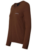 A.P.C. Brown Cotton 'Albane' Sweater