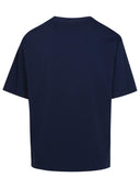 Maison Kitsuné 'Maison Kitsuné Flowers' Navy Cotton T Shirt