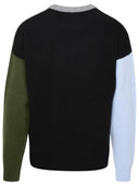 Maison Kitsuné 'Fox Head' Grey Wool Sweater