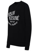 Maison Kitsuné Black Cotton Sweatshirt