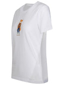 Maison Kitsuné 'Dressed Fox' White Cotton T Shirt