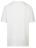 Maglietta in cotone bianco jil sander