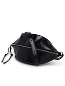 Jil Sander Black Lear Belt Bag