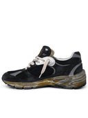 Sneakers estrella de Golden Goose Dad en Nappa Lear y tela negra