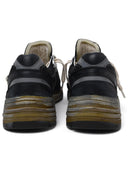Sneakers estrella de Golden Goose Dad en Nappa Lear y tela negra