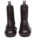 Stivali jil sander marrone lear caviglia