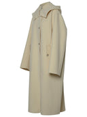 JIL SANDER 'Sport 16' Mabet de laine crème