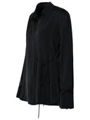 Jil Sander Black Viscose Shirt