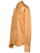 Jil Sander Honey Acetate Blend Shirt
